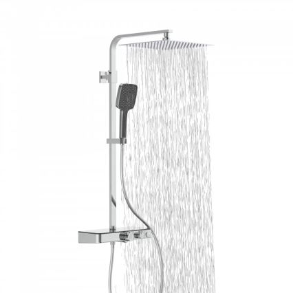 Schütte 60531 - OCEAN termostaattinen suihkusarja, kiiltävä kromi/antrasiitti