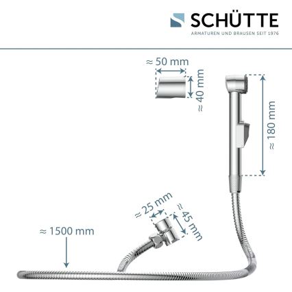 Schütte 78016 - Pesuallassuihku kiiltävä kromi