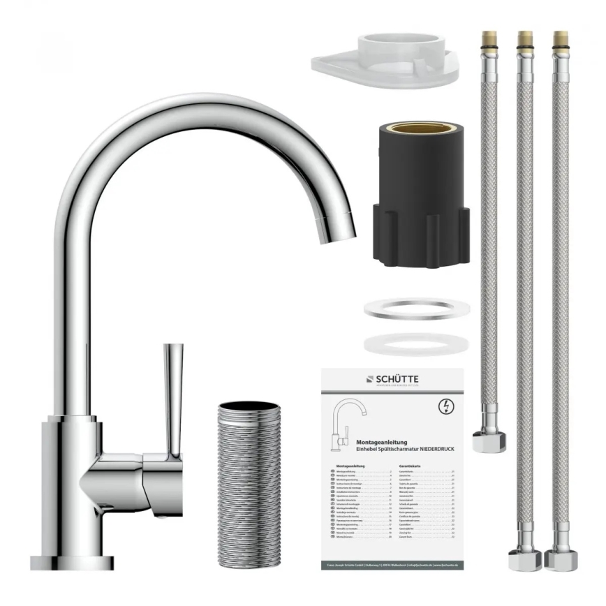 Schütte 79119 - CORNWALL keittiöhana, kiiltävä kromi