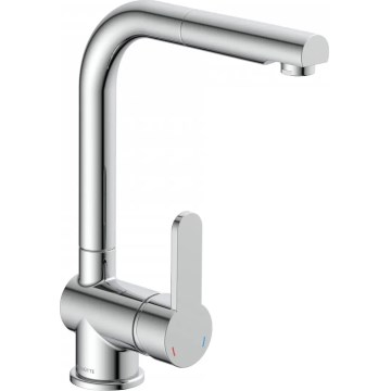 Schütte 79700 - Keittiöhana ulosvedettävällä suihkupäällä LONDON kiiltävä kromi