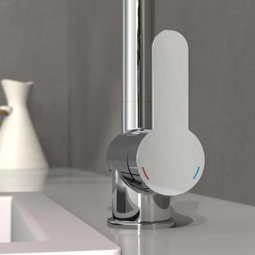 Schütte 79700 - Keittiöhana ulosvedettävällä suihkupäällä LONDON kiiltävä kromi