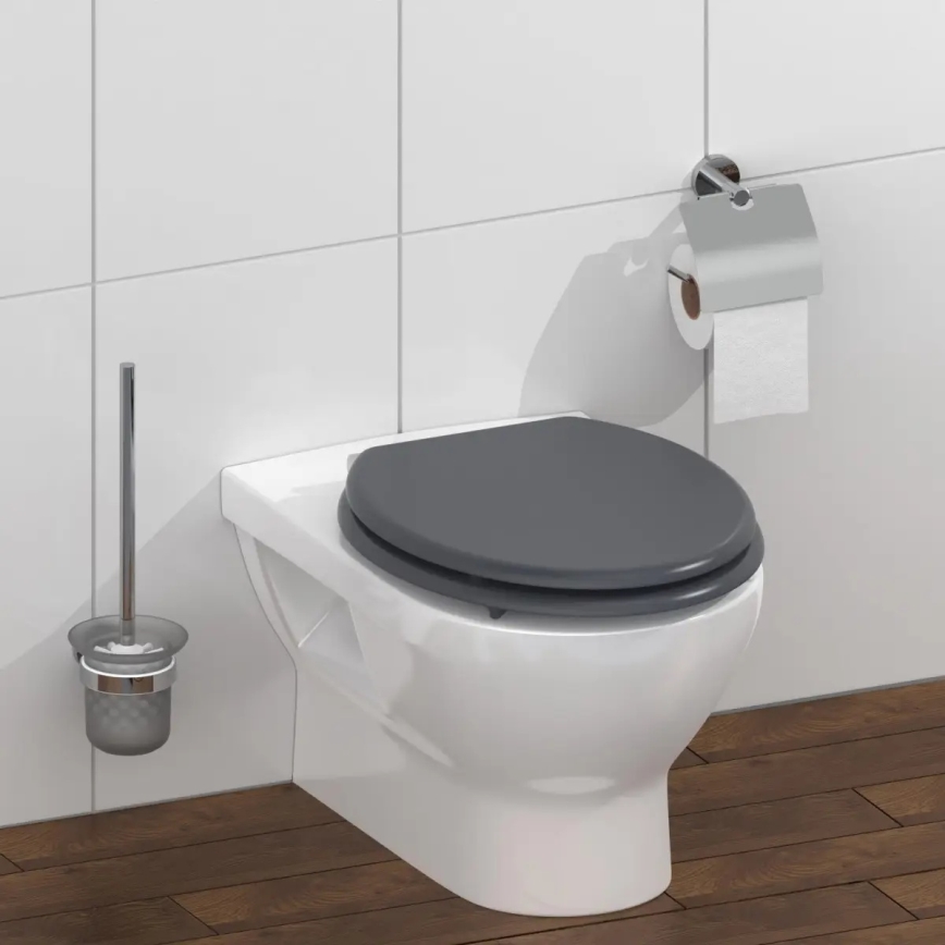 Schütte 80104 - WC-istuinkansi SPIRIT ANTRASIITTI SoftClose MDF-puinen
