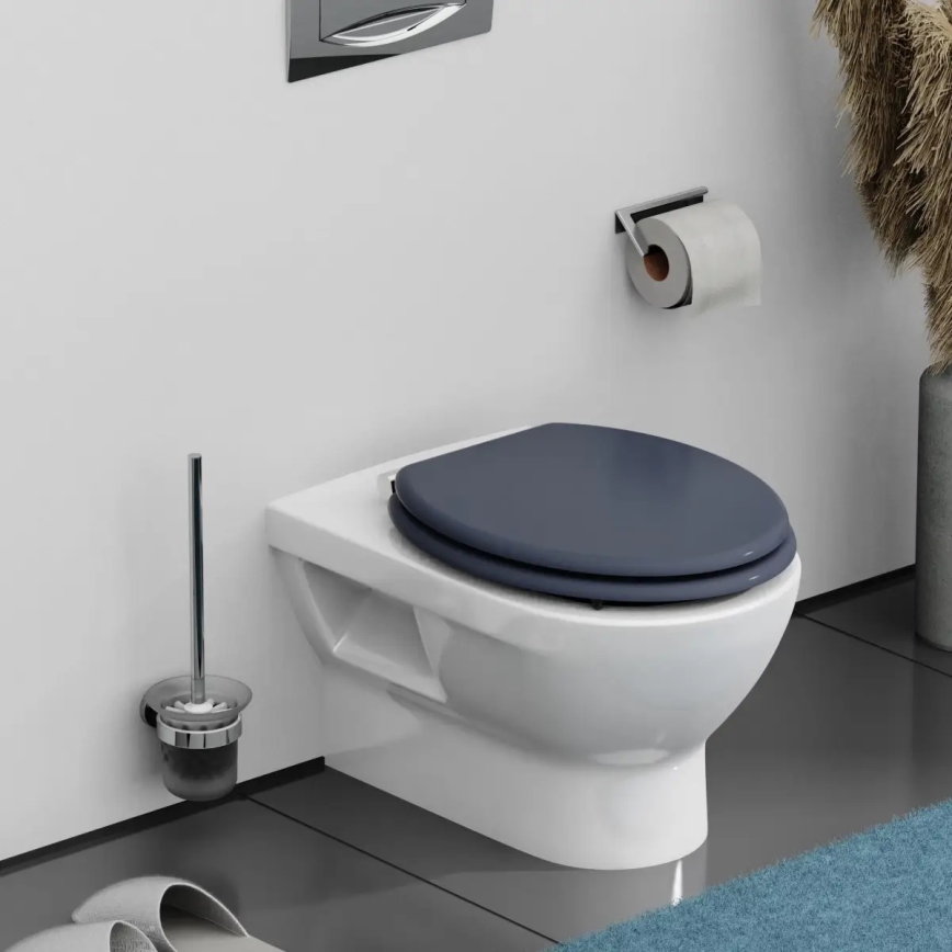 Schütte 80104 - WC-istuinkansi SPIRIT ANTRASIITTI SoftClose MDF-puinen