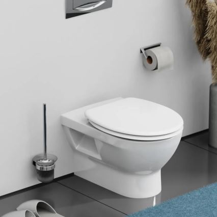 Schütte 82100-A - valkoinen duroplastinen WC-istuinkansi SoftClose