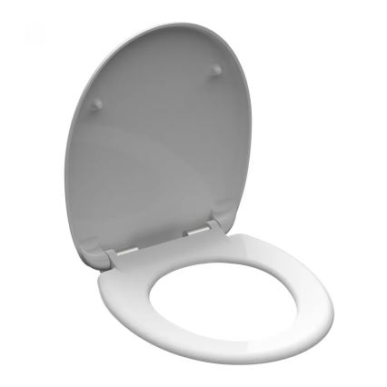 Schütte 82100-A - valkoinen duroplastinen WC-istuinkansi SoftClose