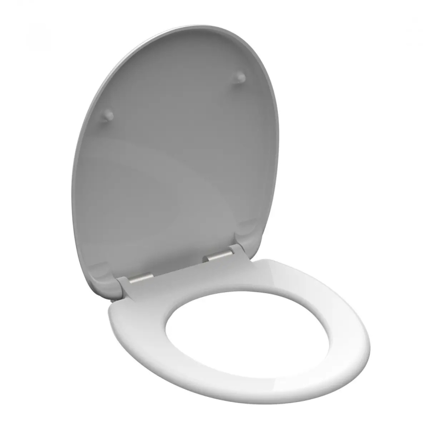 Schütte 82100-A - valkoinen duroplastinen WC-istuinkansi SoftClose