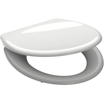 Schütte 82300-A - WC-istuimen kansi, valkoinen, pehmeästi sulkeutuva (SoftClose), duroplasti