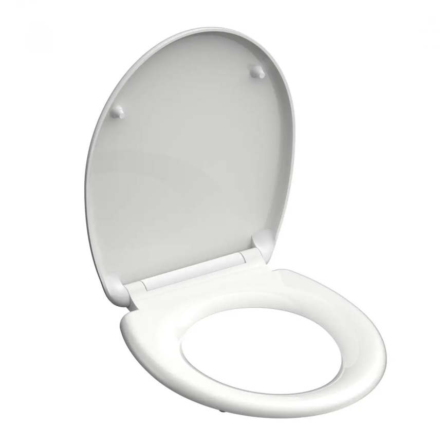 Schütte 82300-A - WC-istuimen kansi, valkoinen, pehmeästi sulkeutuva (SoftClose), duroplasti