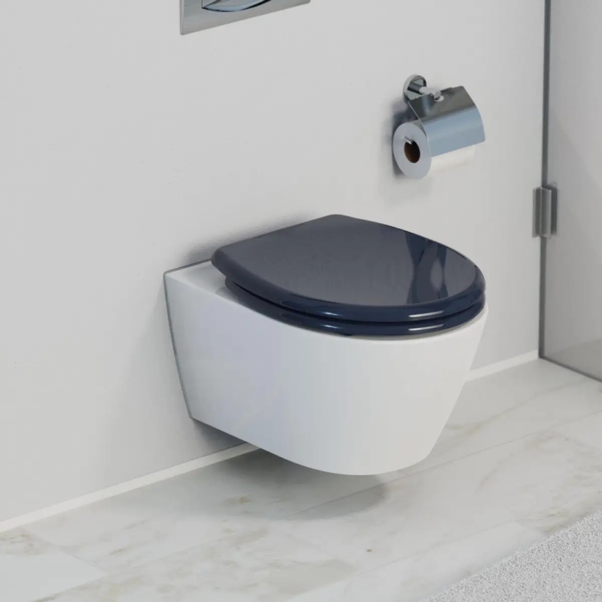 Schütte 82304-A - WC-istuimen kansi antrasiitti, pehmeä sulkeutuminen, duroplasti
