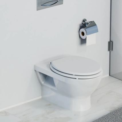 Schütte 84100-A - Valkoinen, pehmeästi sulkeutuva (SoftClose) WC-istuinkansi, valmistettu MDF-levystä