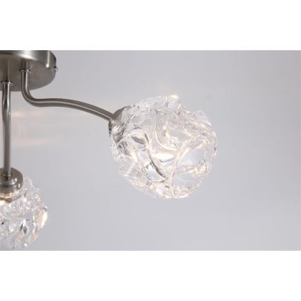 Searchlight - Pinta-asennettava kattovalaisin ASTRAL 3xG9/33W/230V mattakromi