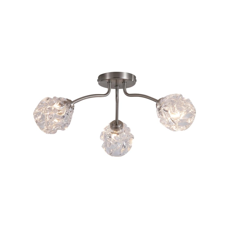 Searchlight - Pinta-asennettava kattovalaisin ASTRAL 3xG9/33W/230V mattakromi