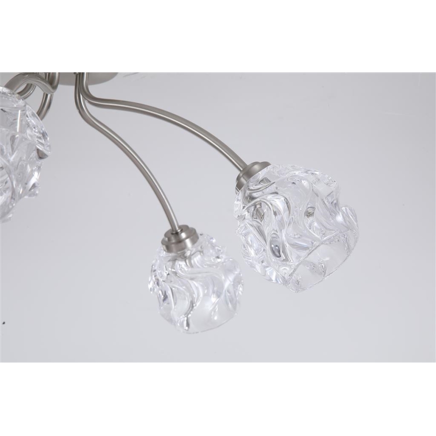 Searchlight - Pinta-asennettava kattovalaisin ASTRAL 5xG9/33W/230V mattakromi