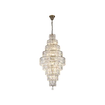 Searchlight - Ketjullinen kattokruunu EMPIRE 13xE14/60W/230V