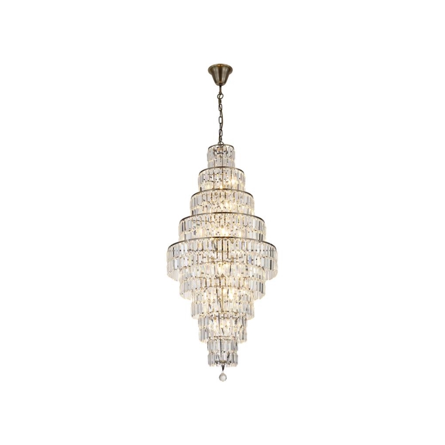 Searchlight - Ketjullinen kattokruunu EMPIRE 13xE14/60W/230V