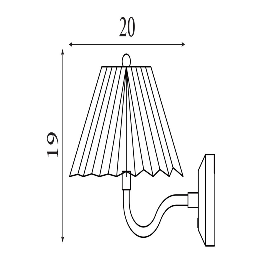 Searchlight - himmennettävä LED-seinävalaisin DANISH LED/1,5W/230V