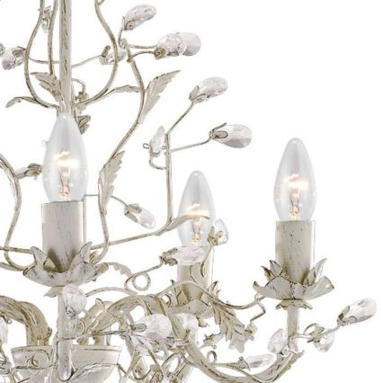 Searchlight - Kattokruunu ketjussa ALMANDITE 5xE14/40W/230V