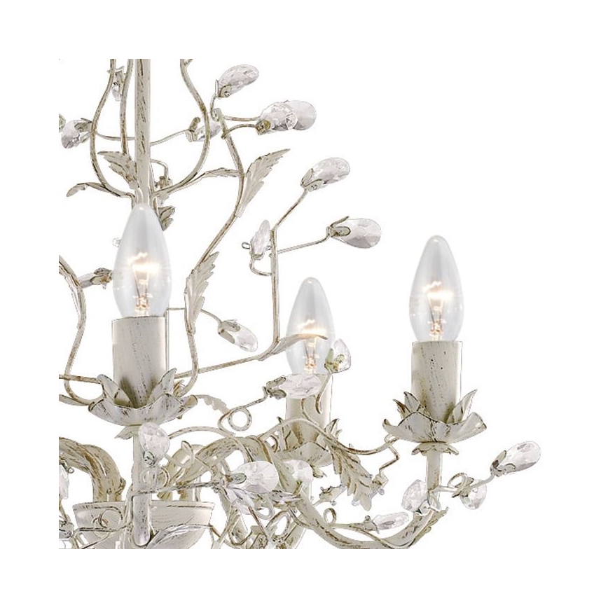 Searchlight - Kattokruunu ketjussa ALMANDITE 5xE14/40W/230V