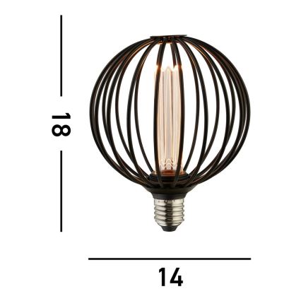 Searchlight - himmennettävä LED-dekoratiivilamppu GLOBE E27/4,5W/230V 2700K