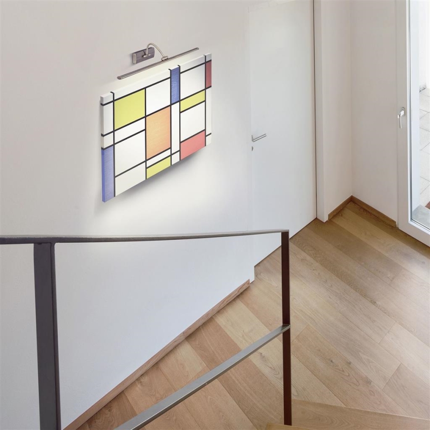 Searchlight - LED-kuvavalo LED/3W/230V mattakromi