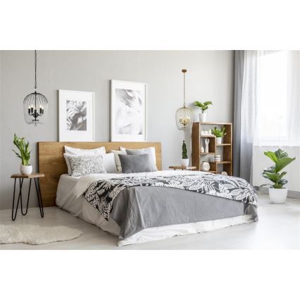 Searchlight - Riippuvalaisin SHOWER 5xE14/60W/230V musta