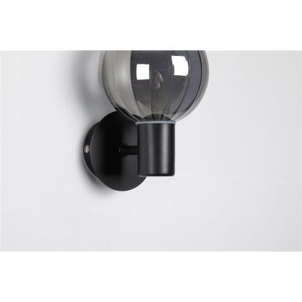 Searchlight - seinävalaisin LUMINSPHERE 1xG9/7W/230V musta