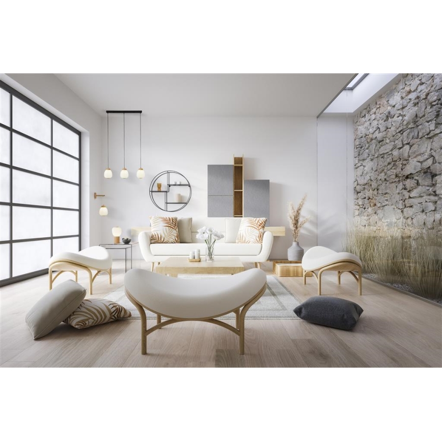 Searchlight - Kattokruunu johdossa ELLA 3xE14/7W/230V pyökki