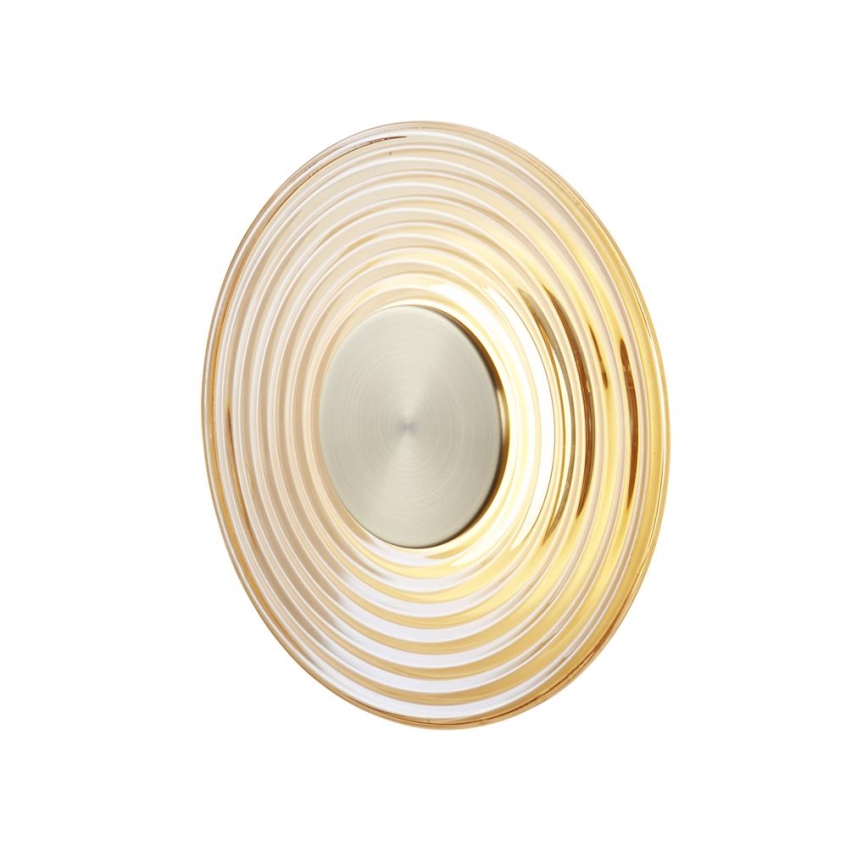 Searchlight - LED Himennettävä seinävalaisin CLEO LED/9,4W/230V messinki