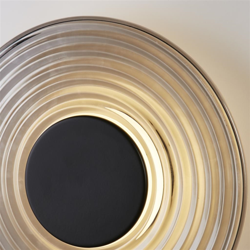 Searchlight - LED-himmennettävä seinävalaisin CLEO LED/9,4W/230V savunharmaa