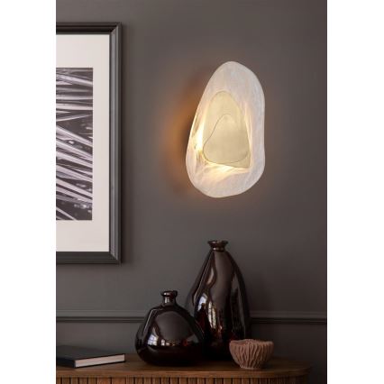 Searchlight - LED-seinävalaisin DESTINY LED/8W/230V messinki