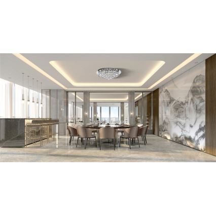 Searchlight - Kattovalaisin HANNA 8xG9/33W/230V