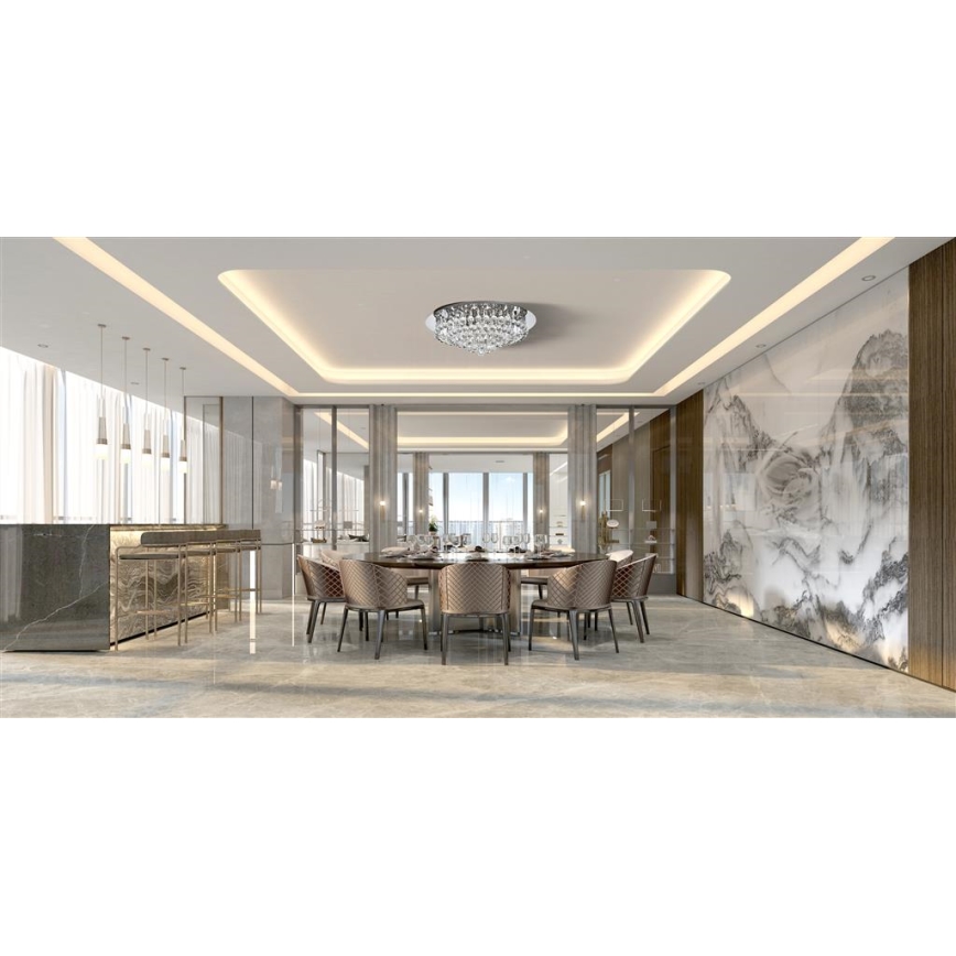 Searchlight - Kattovalaisin HANNA 8xG9/33W/230V