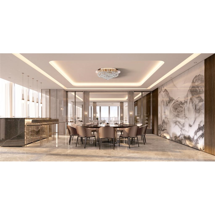 Searchlight - Kattovalaisin HANNA 8xG9/33W/230V