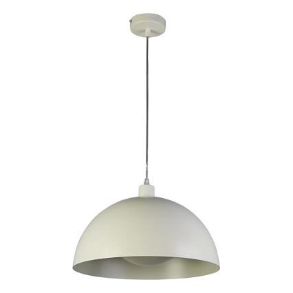 Searchlight - MARS riippuvalaisin johdolla 1xE27/60W/230V Ø 25 cm kermanvalkoinen