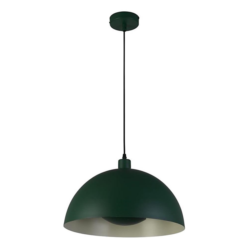 Searchlight - Riippuvalaisin kaapelilla MARS 1xE27/60W/230V halkaisija 25 cm vihreä