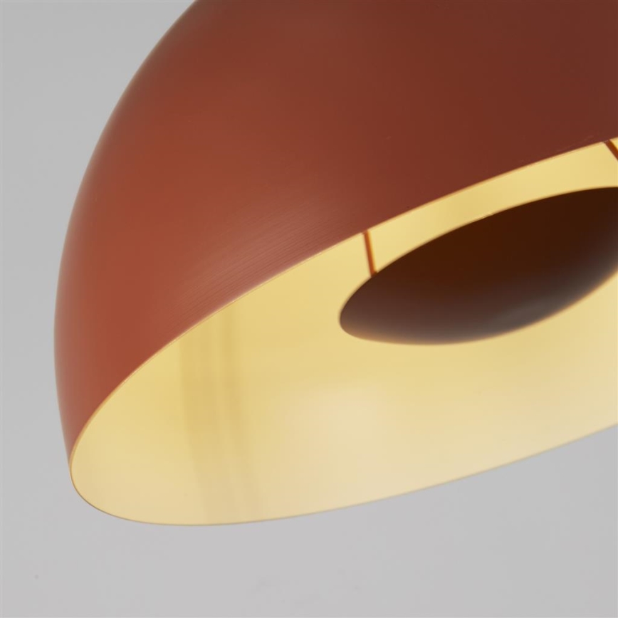 Searchlight - Riippuvalaisin vaijerilla MARS 1xE27/60W/230V halkaisija 25 cm tiilenpunainen