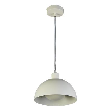 Searchlight - Riippuvalaisin vaijerilla MARS 1xE27/60W/230V halkaisija 40 cm kermanvärinen