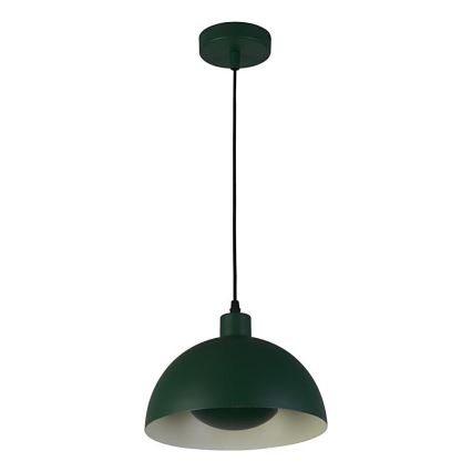 Searchlight - Riippuvalaisin vaijerilla MARS 1xE27/60W/230V halkaisija 40 cm vihreä