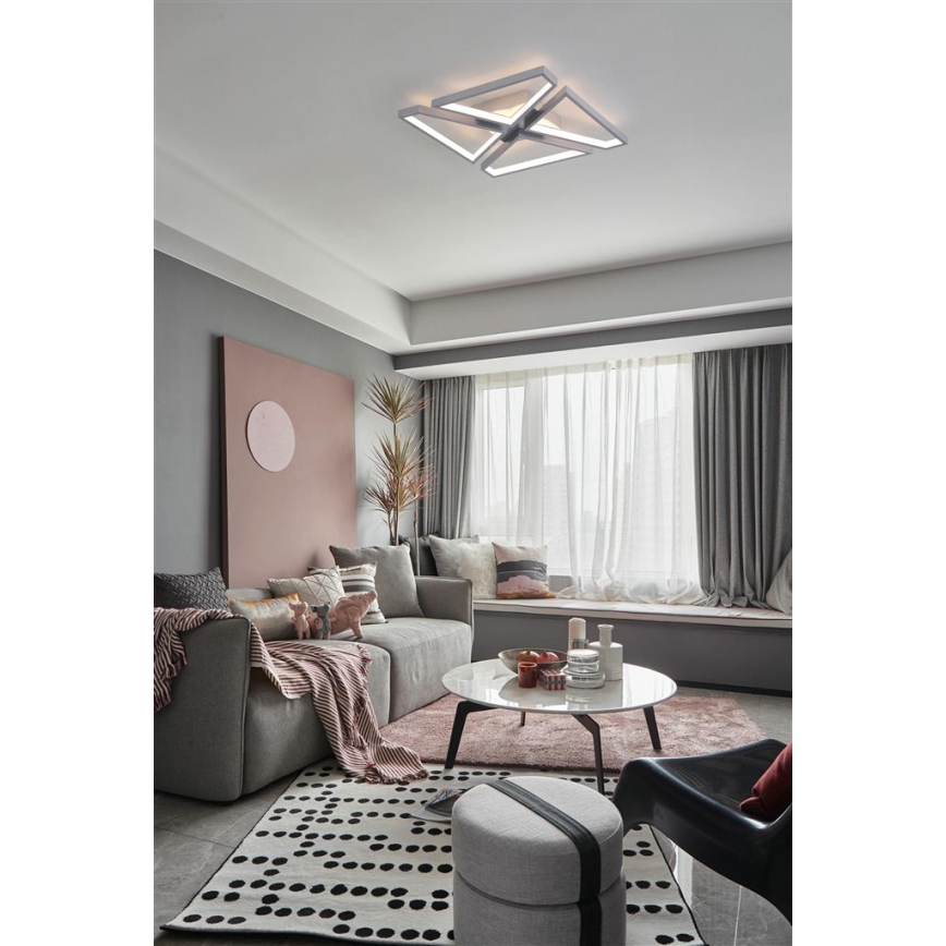 Searchlight - QUATRO himmennettävä LED-kattovalaisin LED/29W/230V 40x40 cm