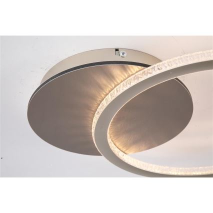 Searchlight - LED-himmennettävä kattovalaisin SPECS LED/18W/230V 3000K 35x45 cm messinki