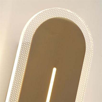 Searchlight - LED himmennettävä seinävalaisin COUPER LED/25W/230V 3000K messinki