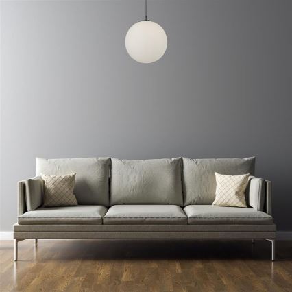 Searchlight - Kattokruunu johdossa ATOM 1xE27/60W/230V valkoinen/musta