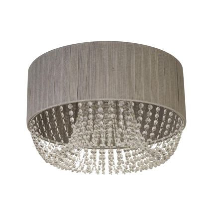 Searchlight - Kattovalaisin BELLANO 5xG9/7W/230V, halkaisija 50 cm, harmaa