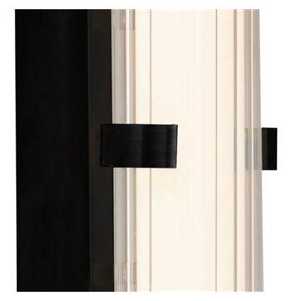 Searchlight - LED kylpyhuonevalaisin CLAMP LED/18W/230V IP44 musta