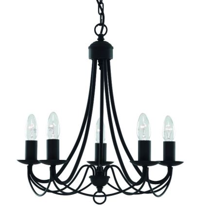 Searchlight - Kattokruunu ketjussa MAYOPLE 5xE14/60W/230V