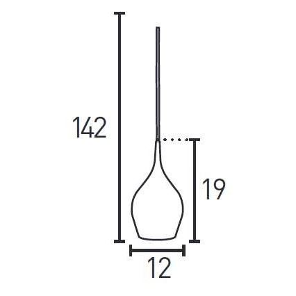 Searchlight - Kattokruunu johdossa VIBRANT 1xE14/60W/230V metallinen vaaleanpunainen
