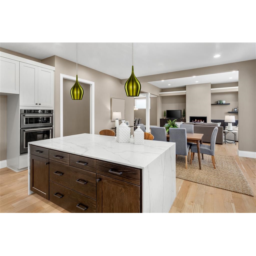 Searchlight - Kattokruunu narulla VIBRANT 1xE27/60W/230V vihreä