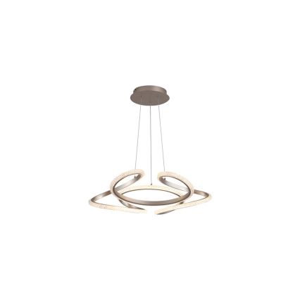 Searchlight - himmennettävä LED-riippuvalaisin kaapelilla DOODLE LED/40W/230V messinki