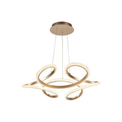 Searchlight - himmennettävä LED-riippuvalaisin kaapelilla DOODLE LED/40W/230V messinki