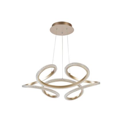 Searchlight - himmennettävä LED-riippuvalaisin kaapelilla DOODLE LED/40W/230V messinki